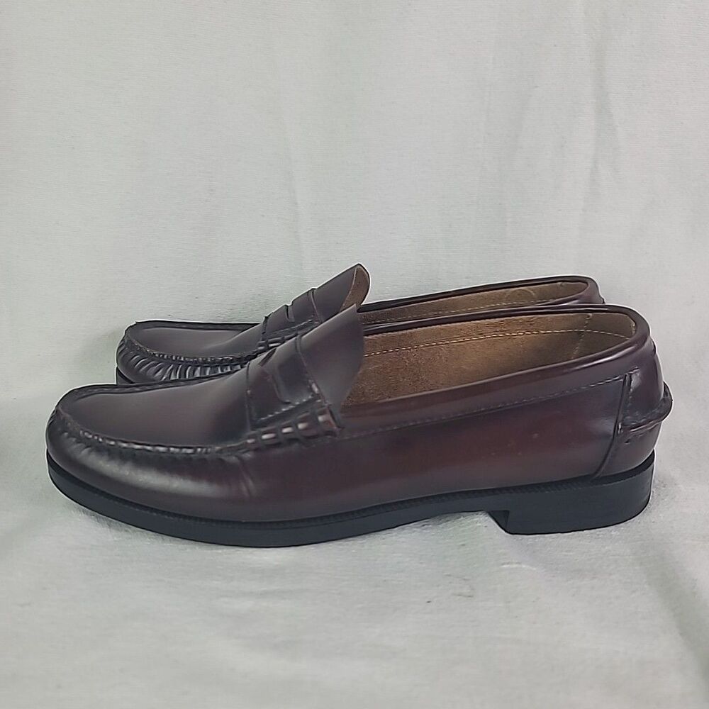 Florsheim Men Berkley Moc Toe Dress Shoes Leather Size 9 B Brown.